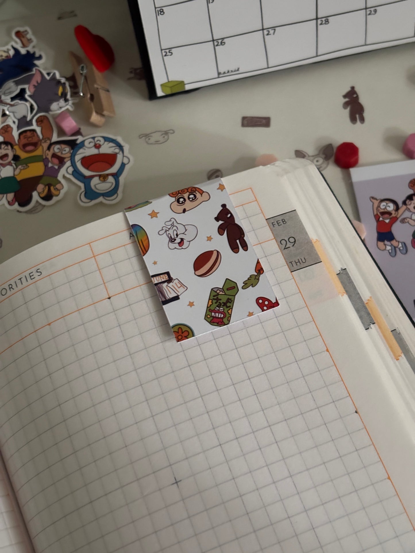 Childhood nostalgia bookmark