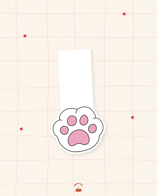 Paw magnetic bookmark