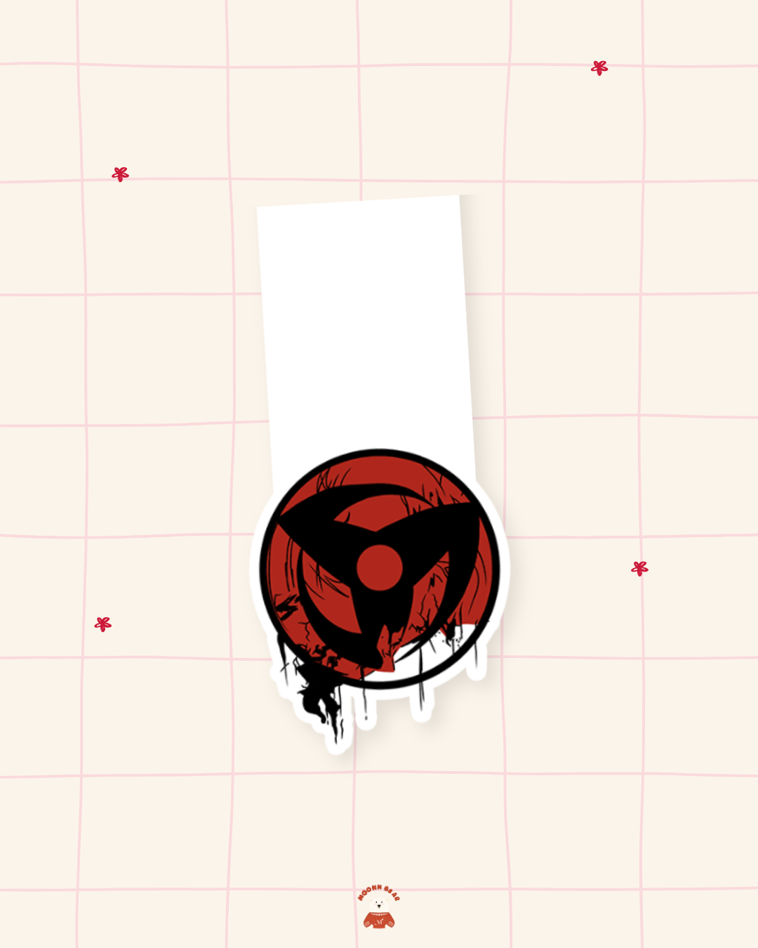 Sharingan magnetic bookmark