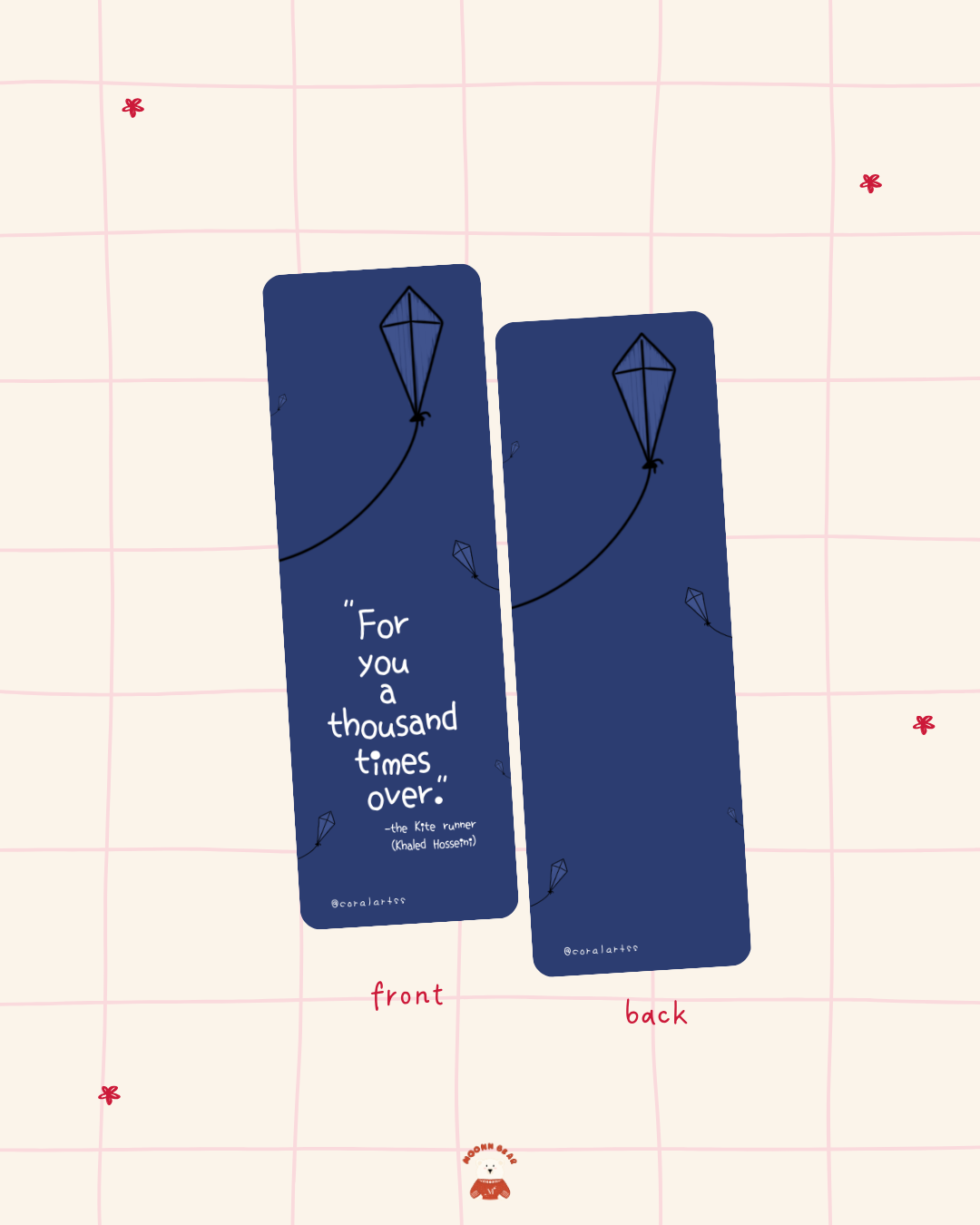 Khaled Hosseini Bookmark Set