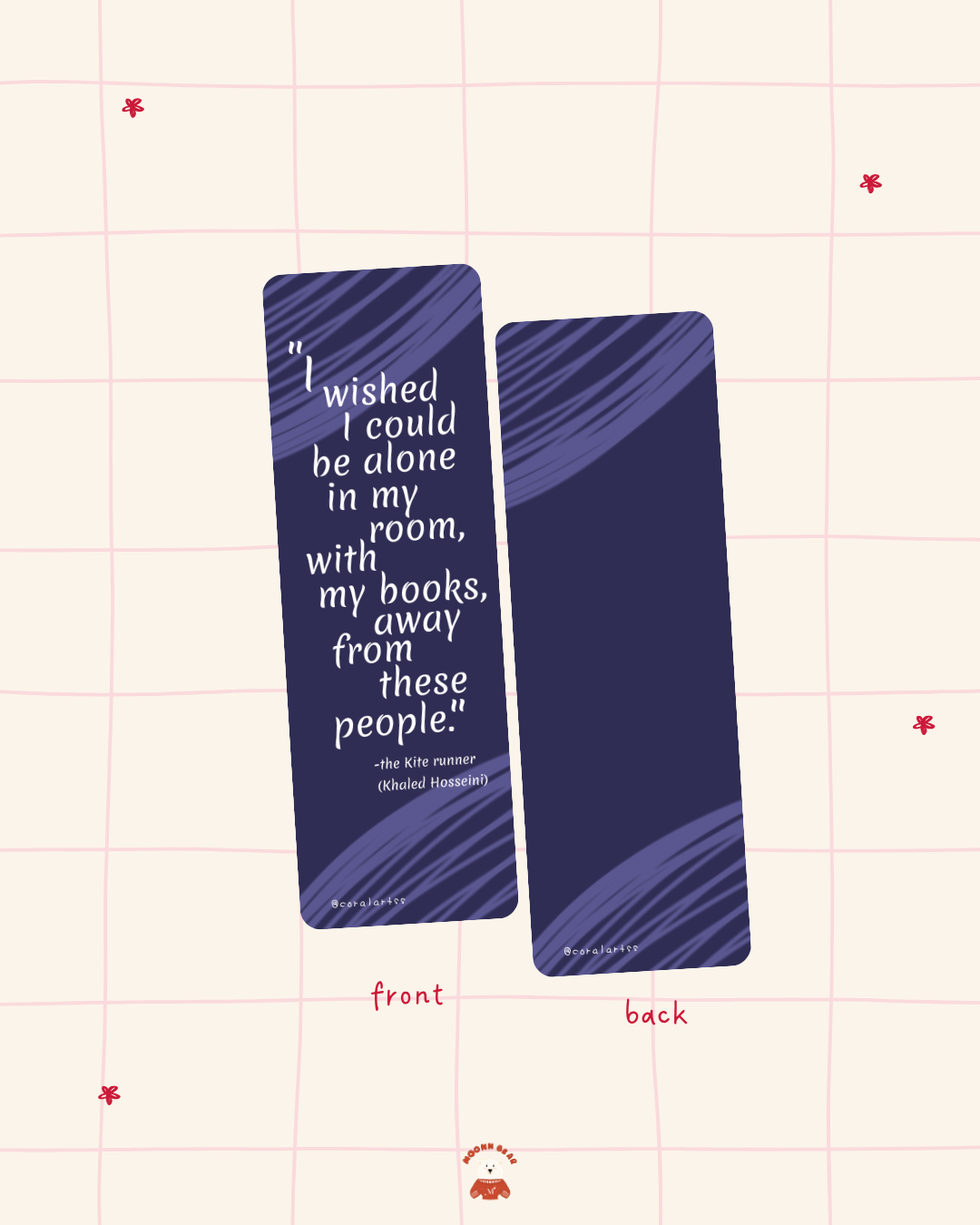 Khaled Hosseini Bookmark Set