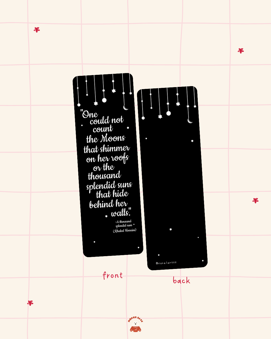 Khaled Hosseini Bookmark Set