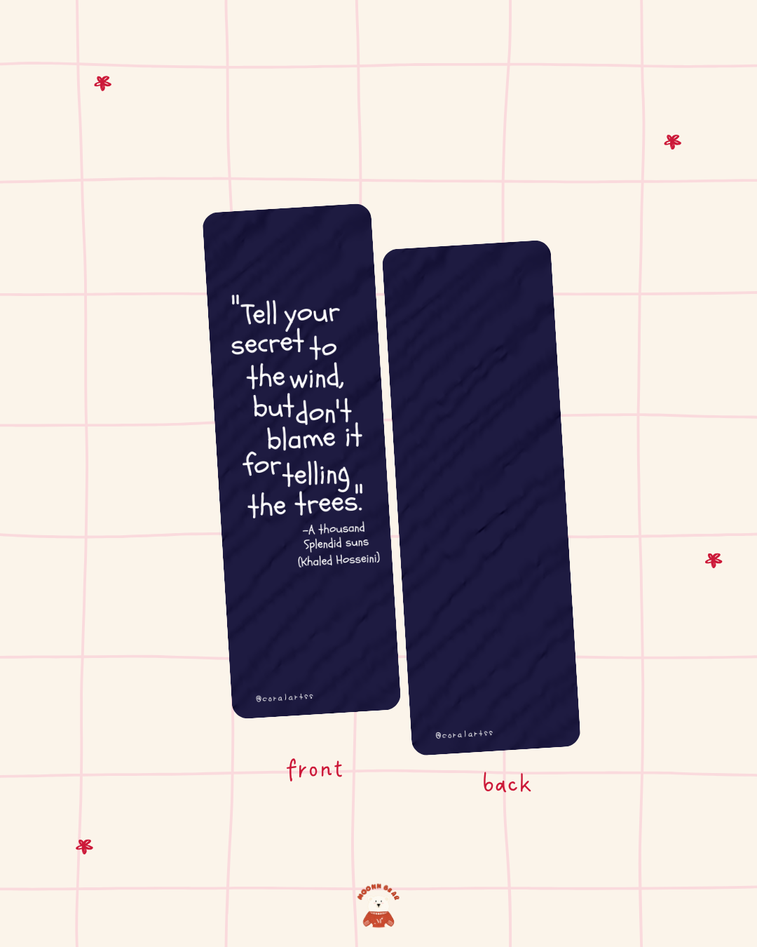 Khaled Hosseini Bookmark Set