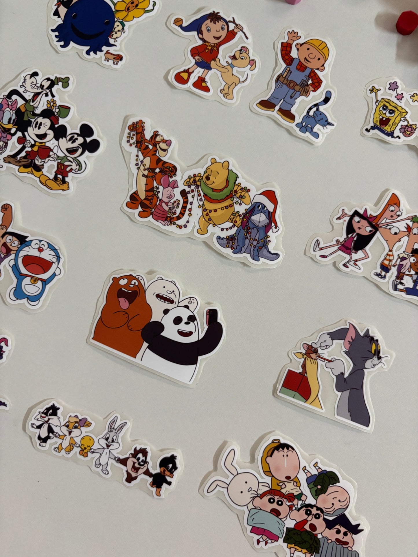 childhood nostalgia sticker collection
