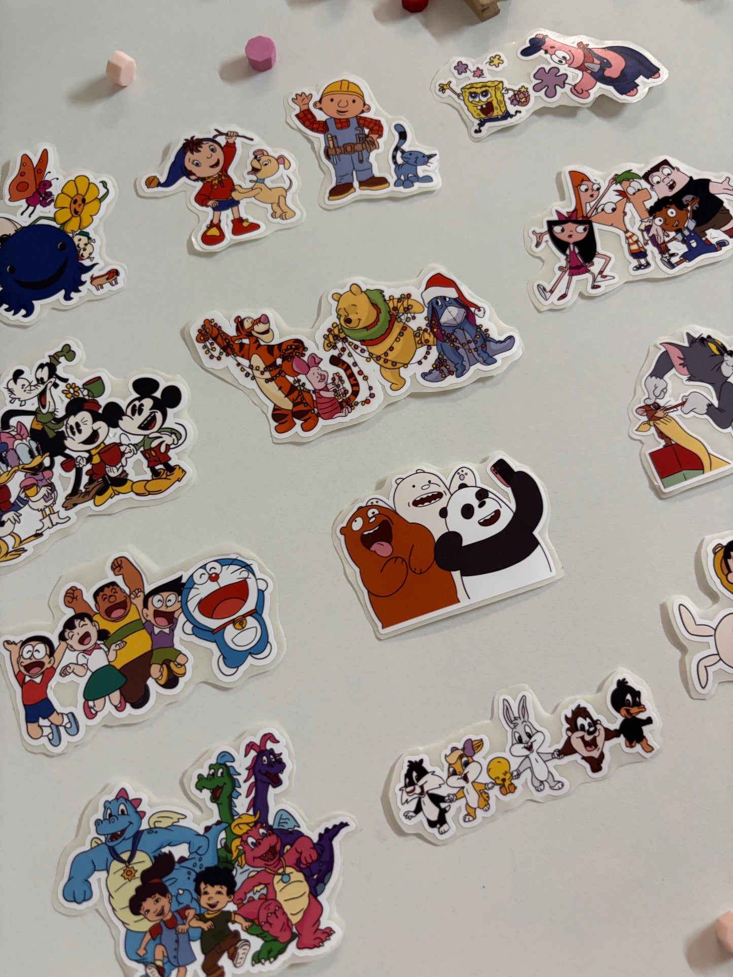 childhood nostalgia sticker collection